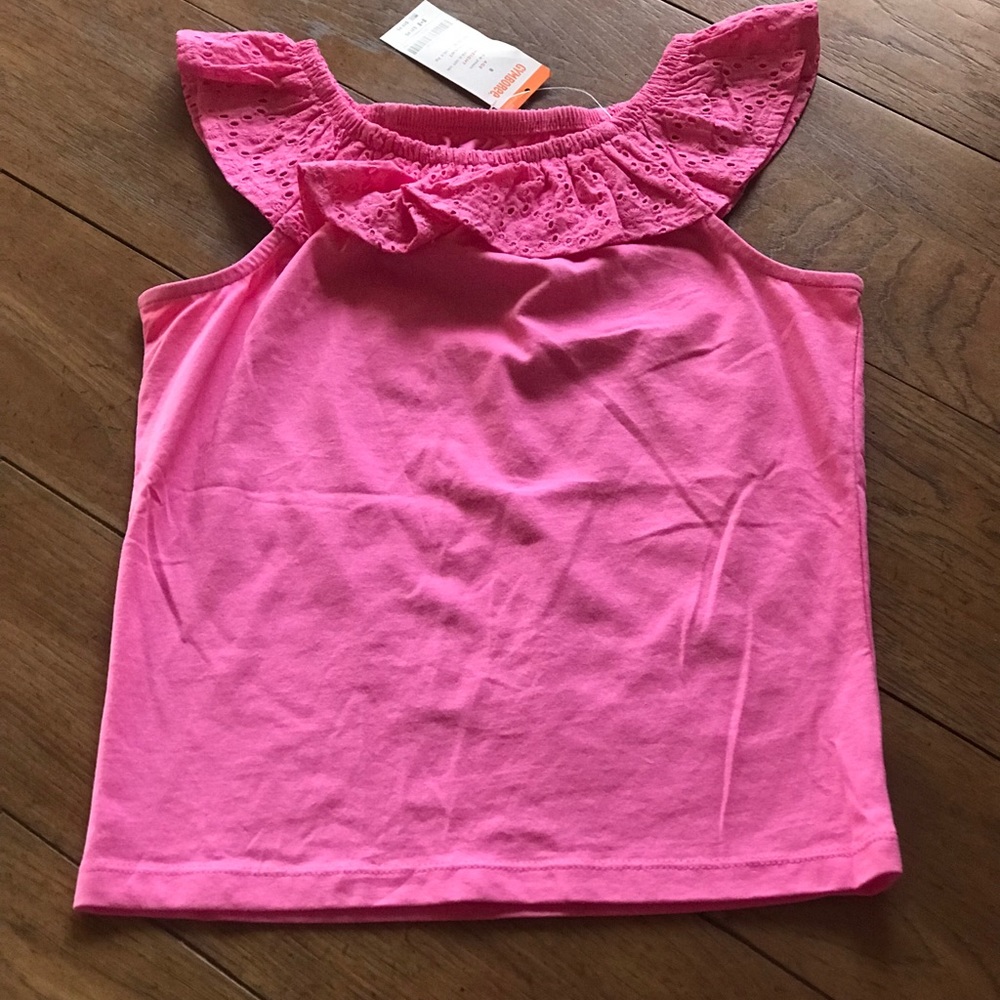 NWT Beautiful Gymboree pink eyelet Girls Set Sz 7 - Picture 4 of 9